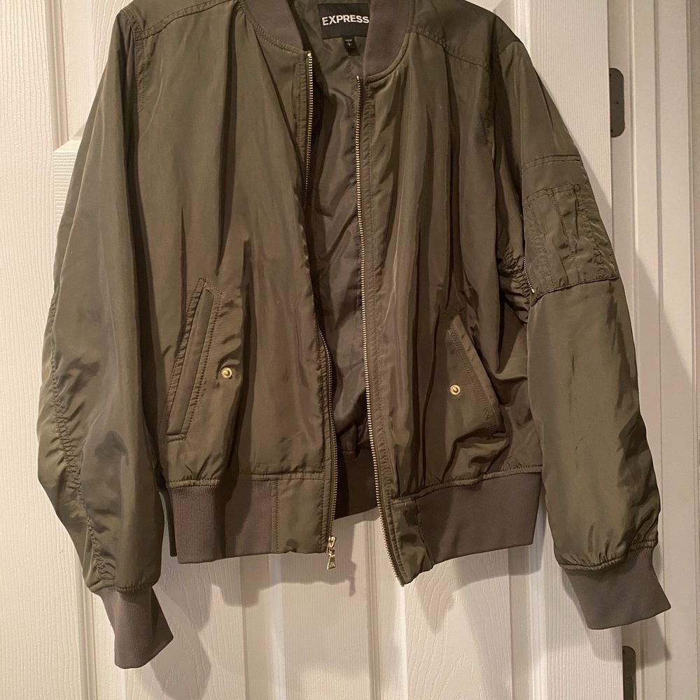 Bomber Jacket—Cargo Green